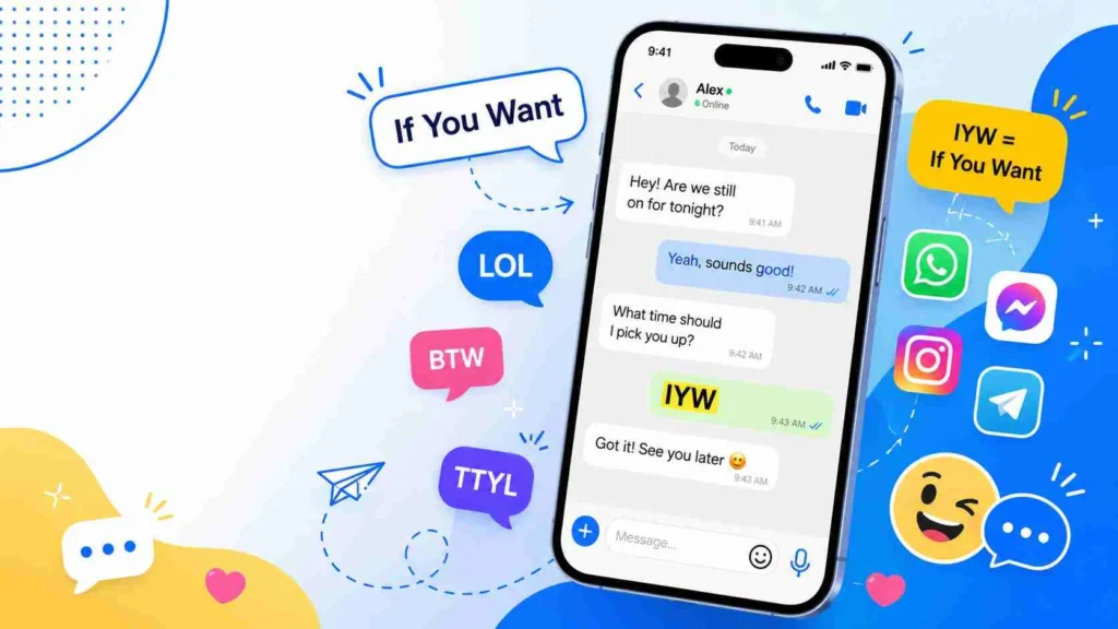 iyw meaning in text