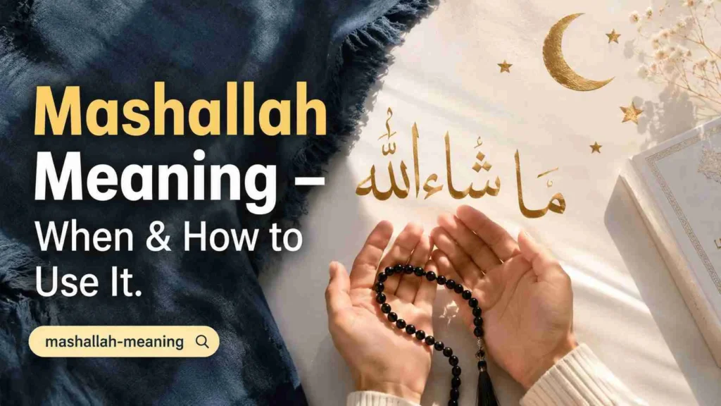 mashallah meaning