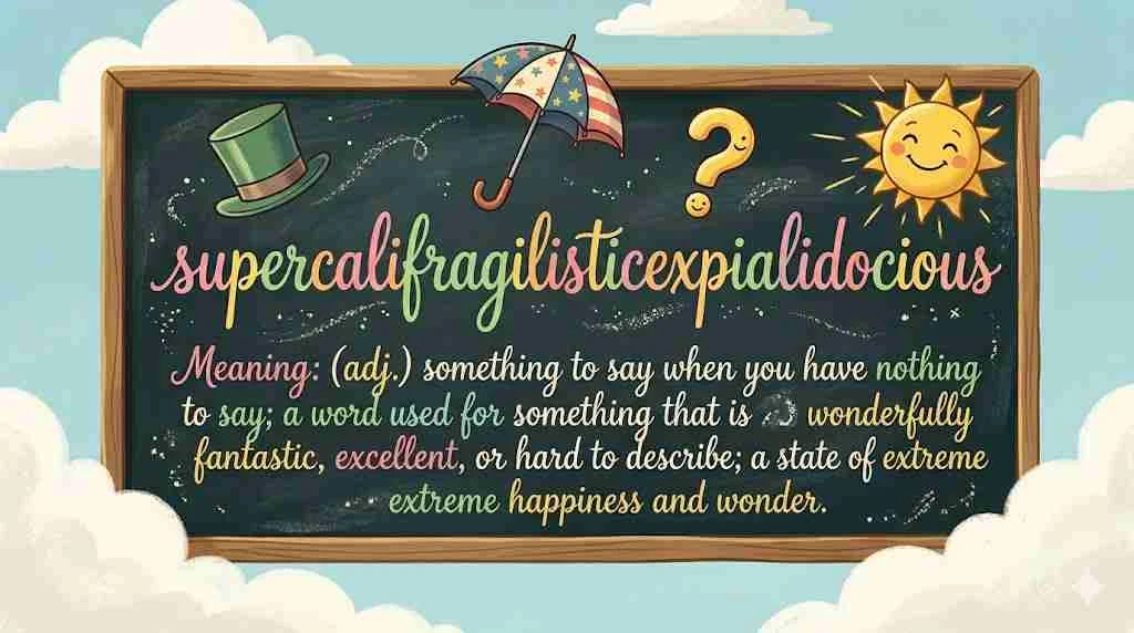 supercalifragilisticexpialidocious meaning