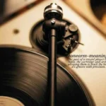 tonearm meaning