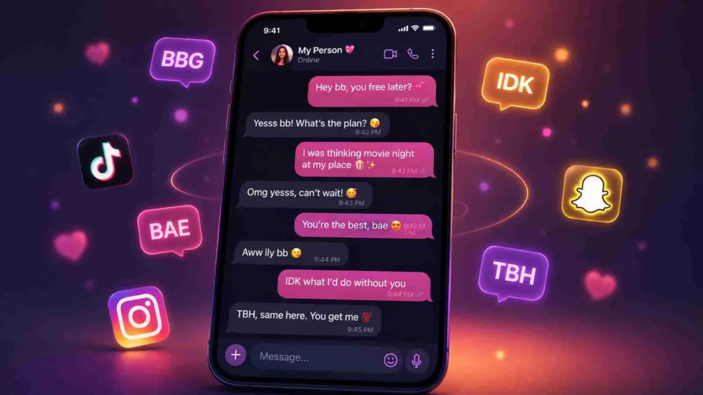 bbg meaning in text
