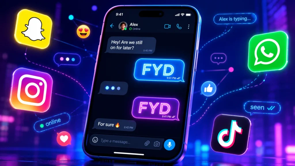 fyd meaning in text