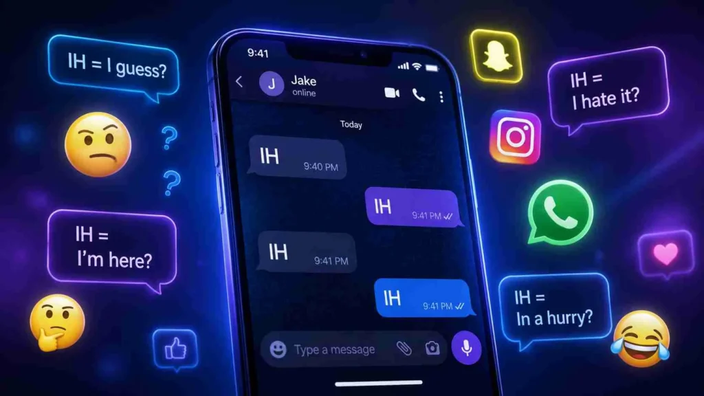ih meaning in text