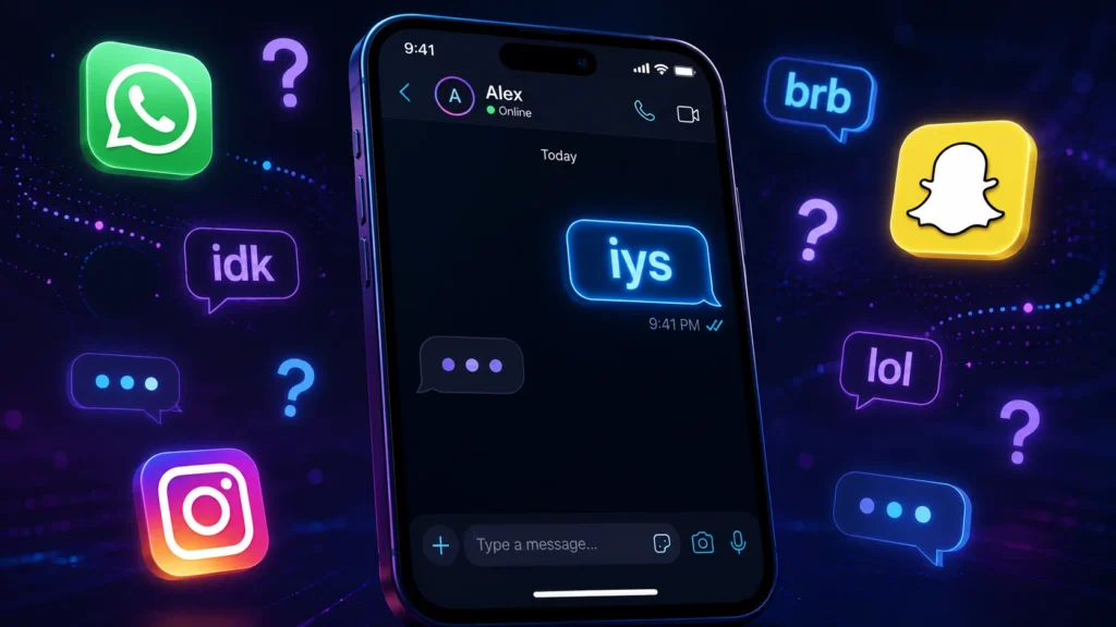 iys meaning in text