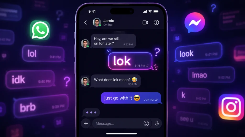 lok meaning in text