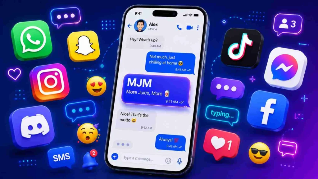 mjm meaning in text