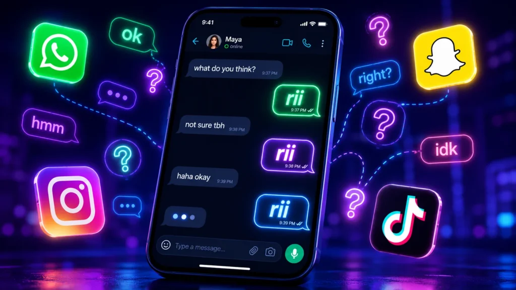 rii meaning in text